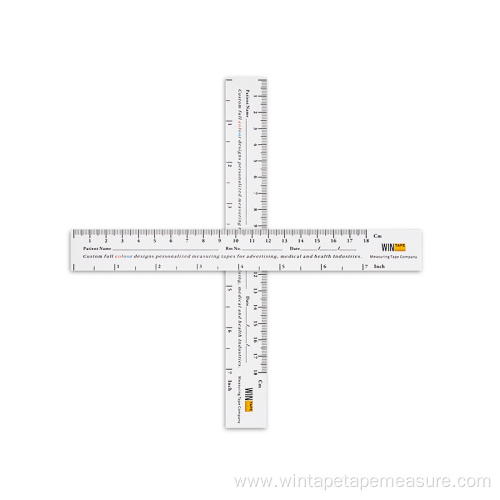 15 18CM Wound Measuring Paper Ruler